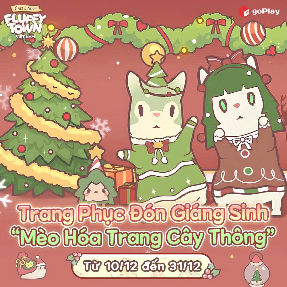 Cats & Soup: Fluffy Town tung hoạt động mừng giáng sinh 6 Cats & Soup: Fluffy Town tung hoạt động mừng giáng sinh