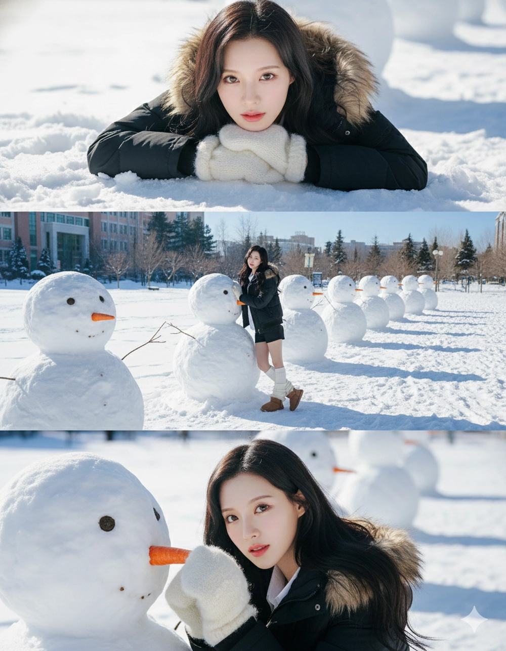 Check-in mùa đông với câu lệnh Gemini AI "so deep"