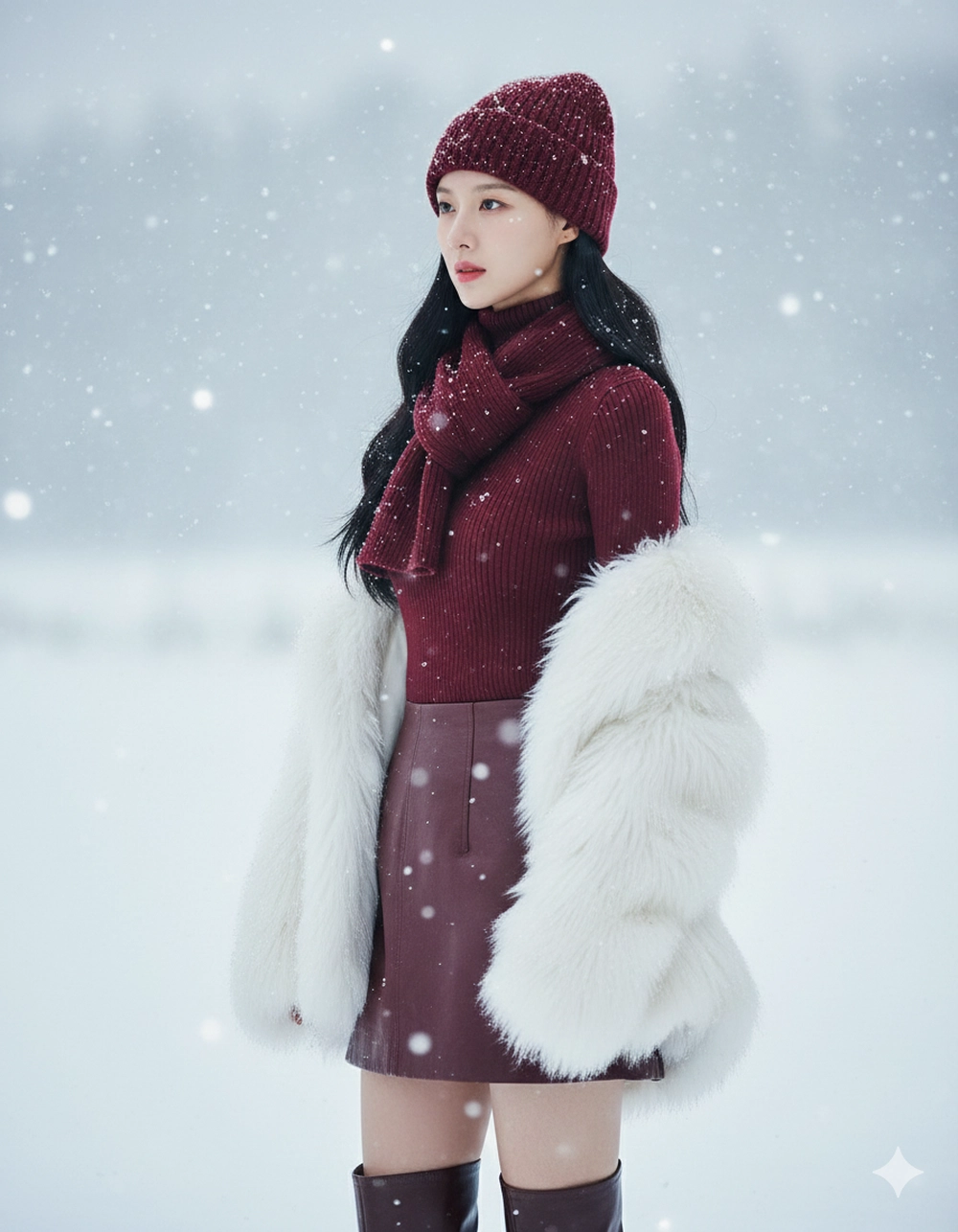 Check-in mùa đông với câu lệnh Gemini AI "so deep"