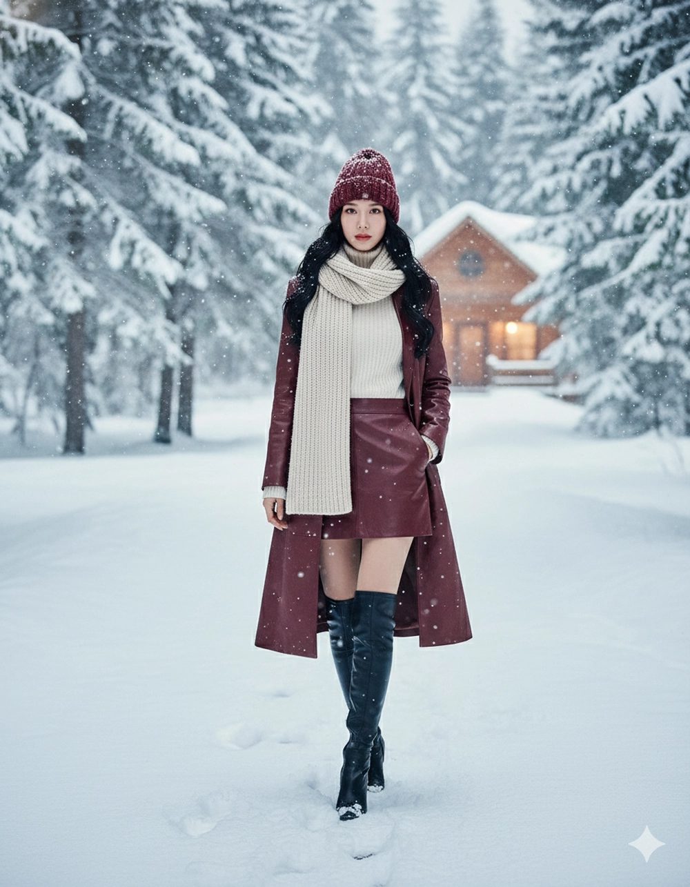 Check-in mùa đông với câu lệnh Gemini AI "so deep"