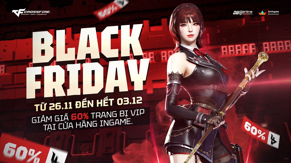 Crossfire ưu đãi giảm giá 60% nhân dịp Black Friday