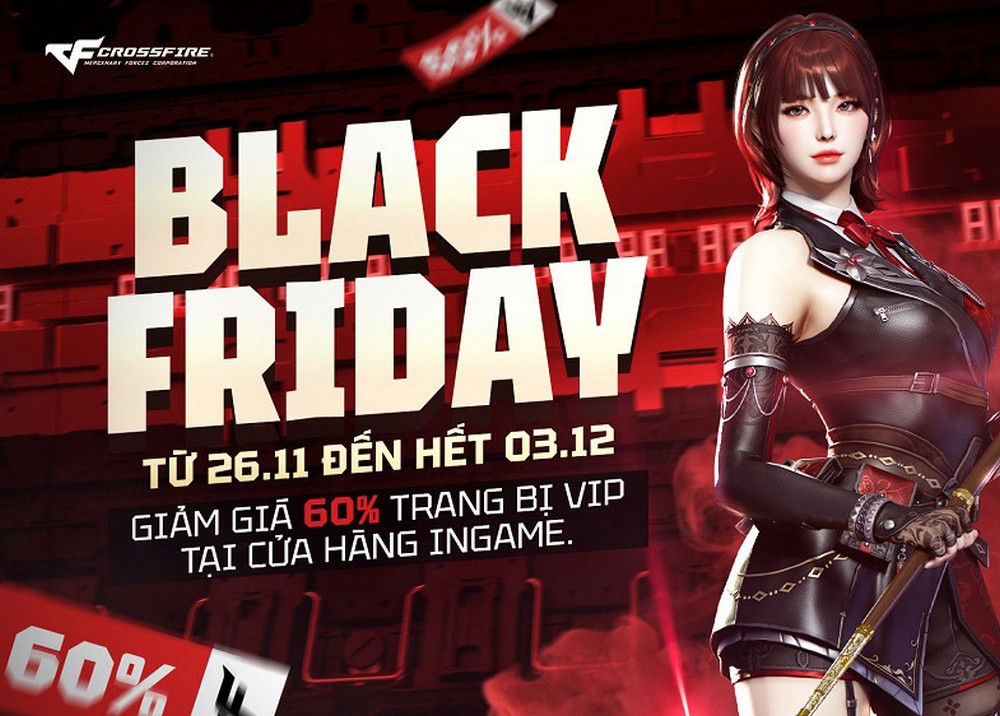 Crossfire ưu đãi giảm giá 60% nhân dịp Black Friday