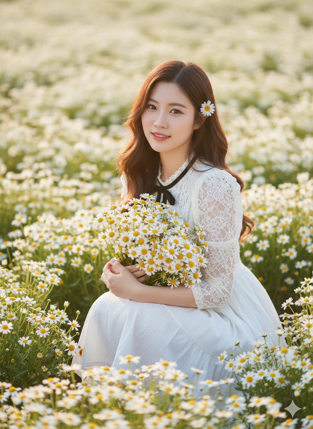 Cúc họa mi vào mùa: Prompt Gemini tạo ảnh đẹp mê ly