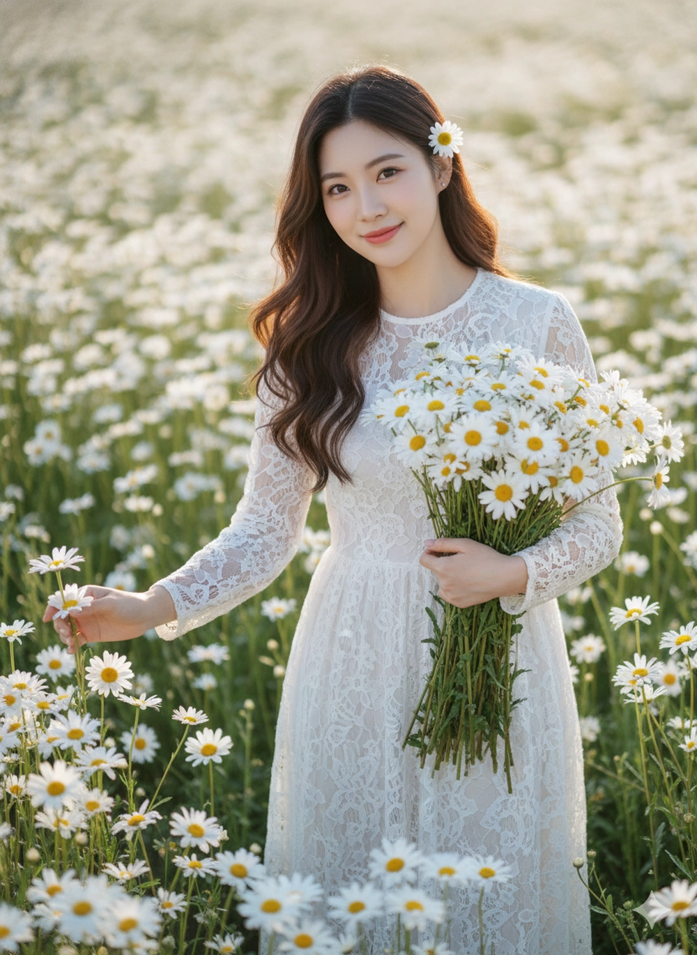 Cúc họa mi vào mùa: Prompt Gemini tạo ảnh đẹp mê ly