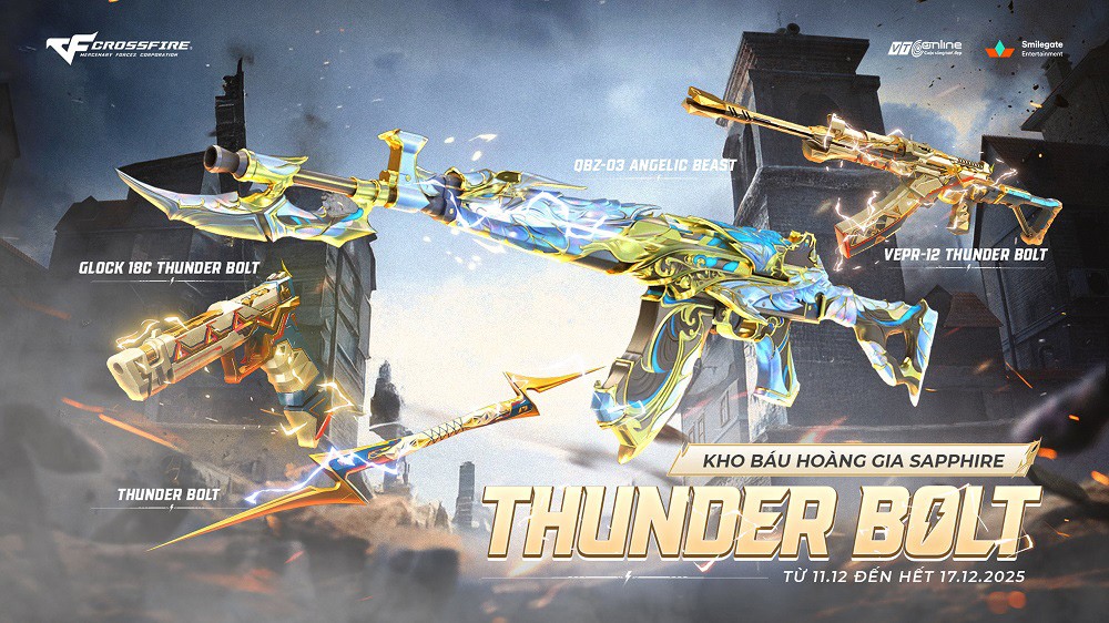 Kho Báu Hoàng Gia Sapphire Thunder Bolt khuấy đảo Crossfire