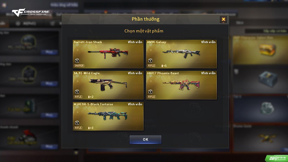 Kho Báu Hoàng Gia Sapphire Thunder Bolt khuấy đảo Crossfire