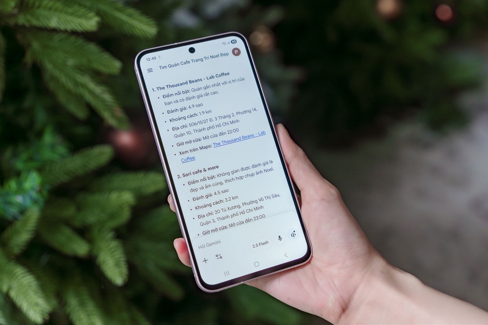 Bí quyết tạo bộ ảnh Giáng sinh "ăn tiền" cùng Galaxy A56 5G