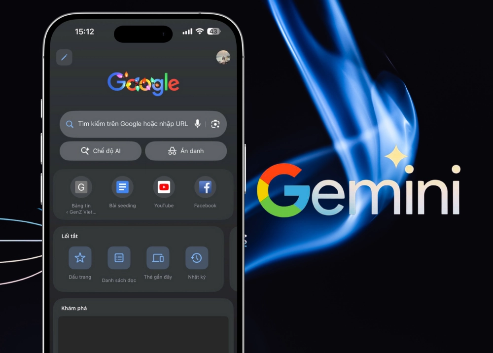 Google đưa Gemini lên Chrome cho iPhone, Apple gặp thế khó