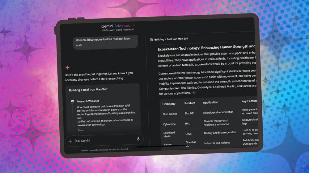 Google "dằn mặt" các đối thủ bằng Gemini Deep Research