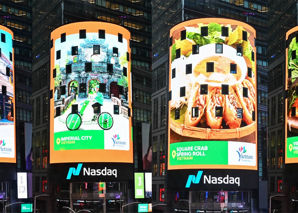 Grab đưa di sản và ẩm thực Việt Nam tới Times Square