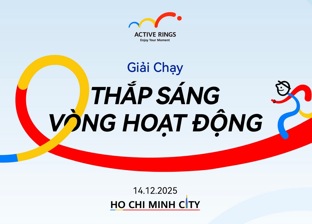 Huawei tổ chức giải chạy “Active Rings – Thắp sáng Vòng hoạt động”