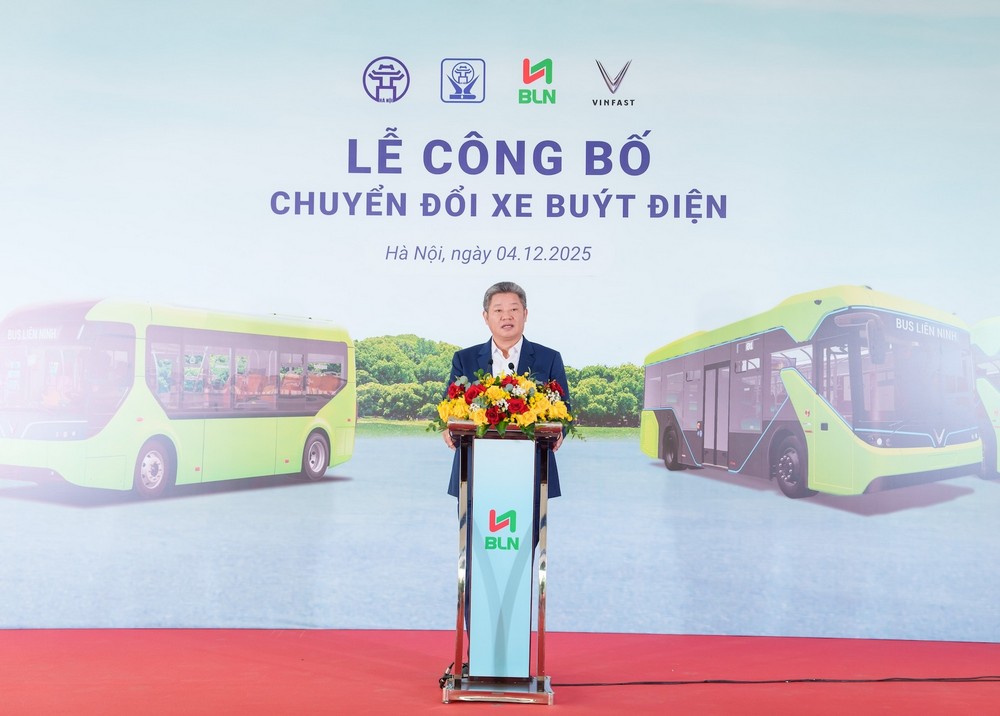 Liên Ninh chuyển đổi hoàn toàn sang xe buýt điện VinFast