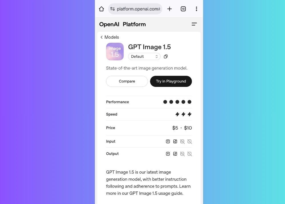 OpenAI ra mắt GPT-Image 1.5, thách thức Nano Banana