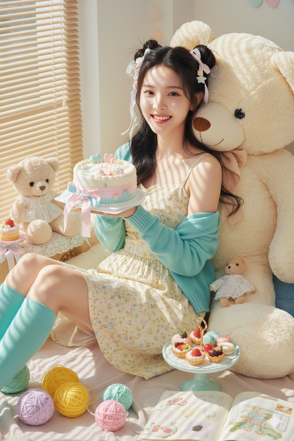 Prompt Gemini tạo ảnh concept sinh nhật lung linh