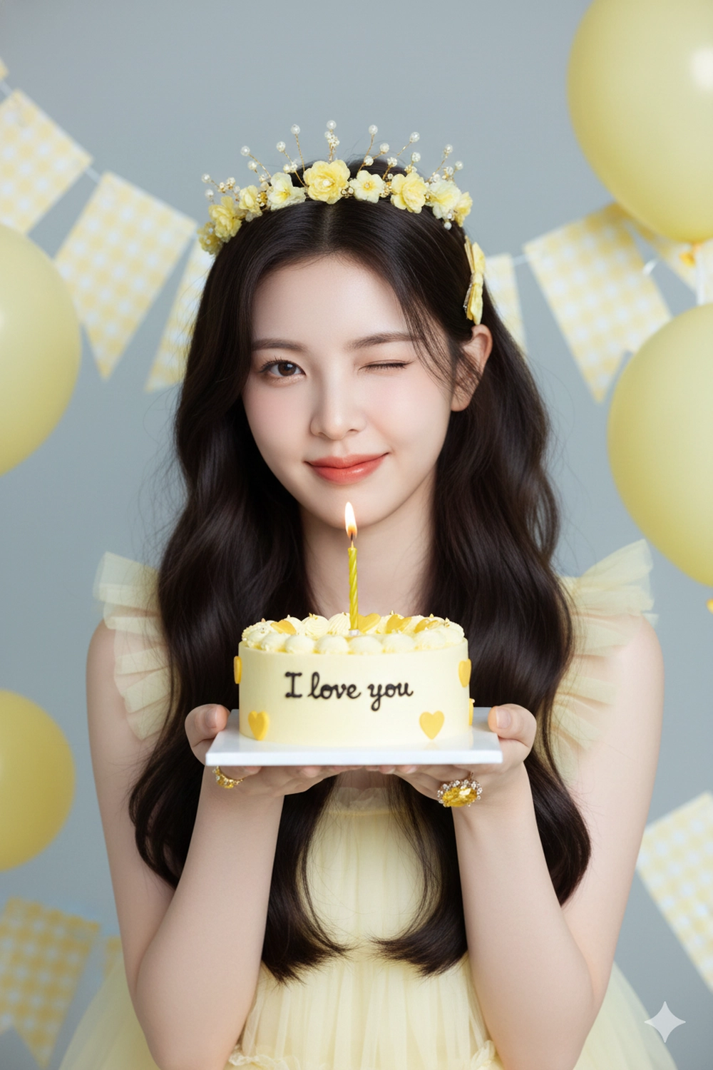 Prompt Gemini tạo ảnh concept sinh nhật lung linh