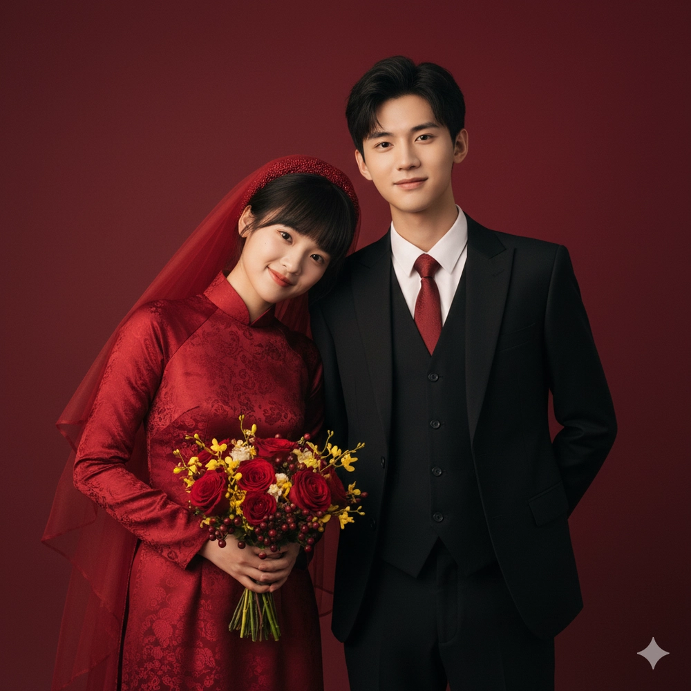 Prompt Gemini tạo ảnh cưới cho cặp đôi cực dễ