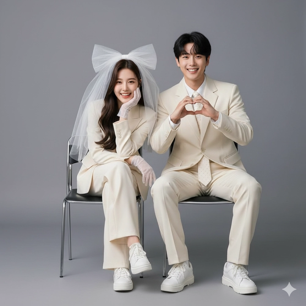 Prompt Gemini tạo ảnh cưới cho cặp đôi cực dễ