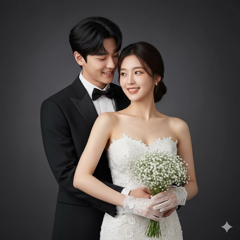 Prompt Gemini tạo ảnh cưới cho cặp đôi cực dễ