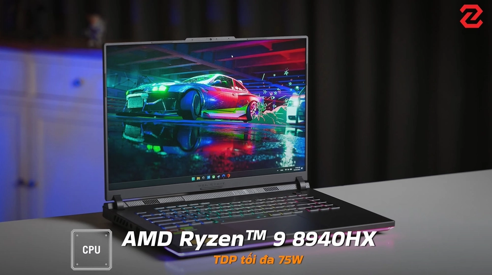 ROG Strix G16 2025 với AMD Ryzen 9 8940HX: Mạnh mẽ!