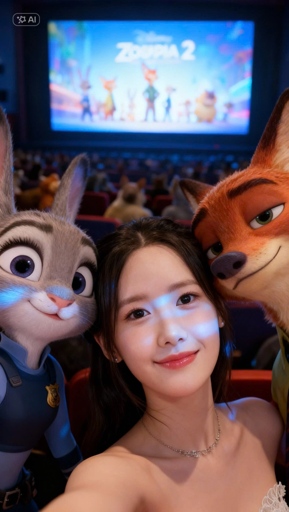 Cách tạo ảnh chụp cùng Zootopia hot hit với Capcut
