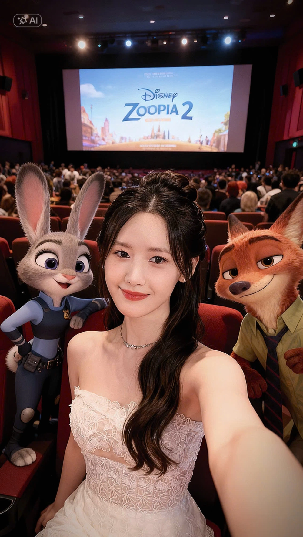 Cách tạo ảnh chụp cùng Zootopia hot hit với Capcut