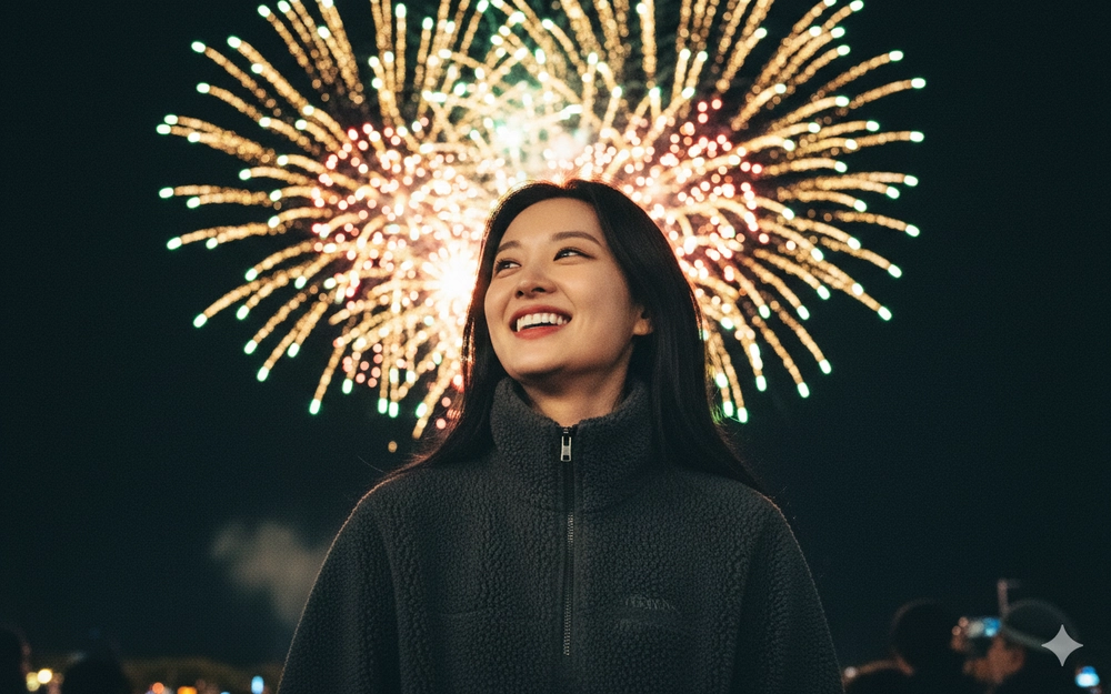 Tạo ảnh pháo hoa 2026 bằng Gemini AI cực lung linh