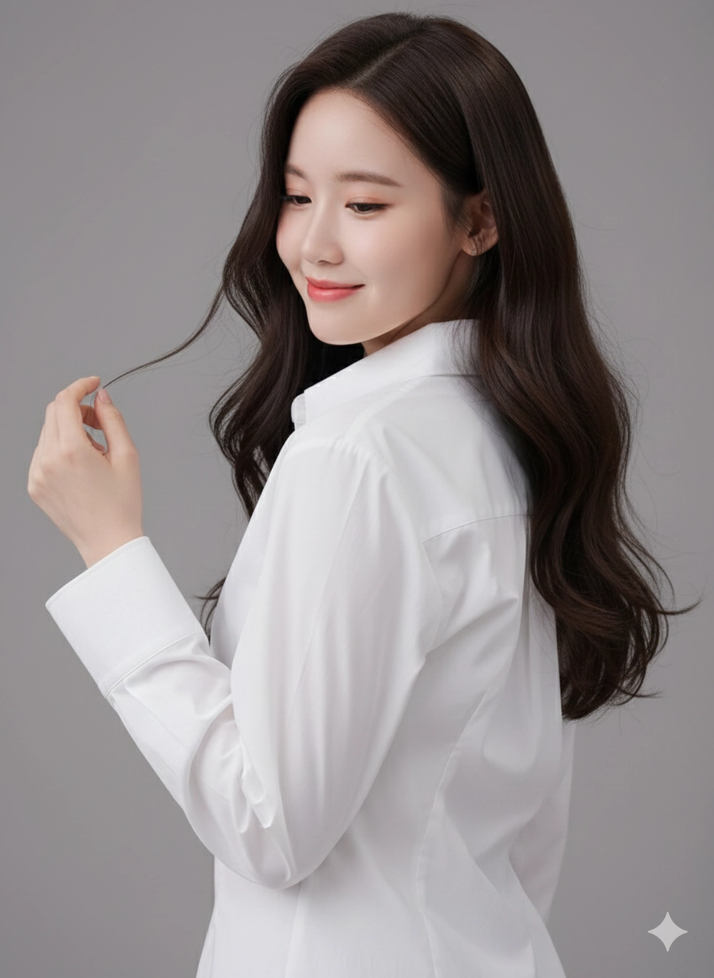 Tạo ảnh profile cùng sơ mi trắng với Gemini AI