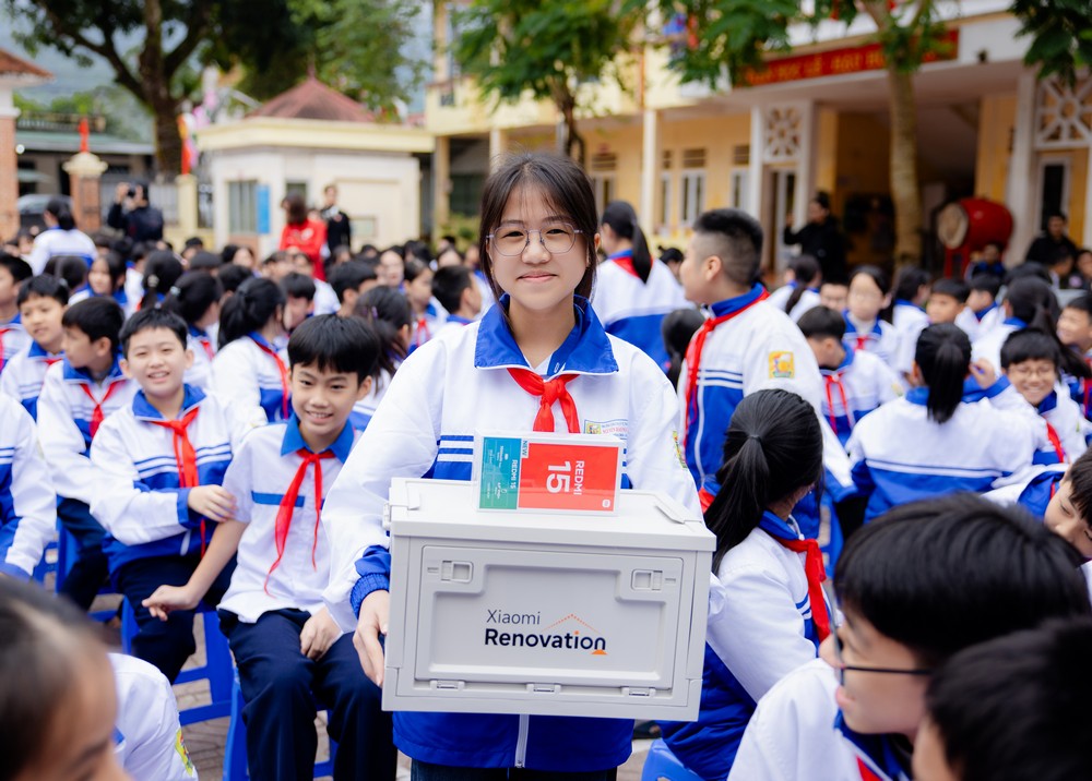 Xiaomi tiếp sức trường học vùng khó khăn