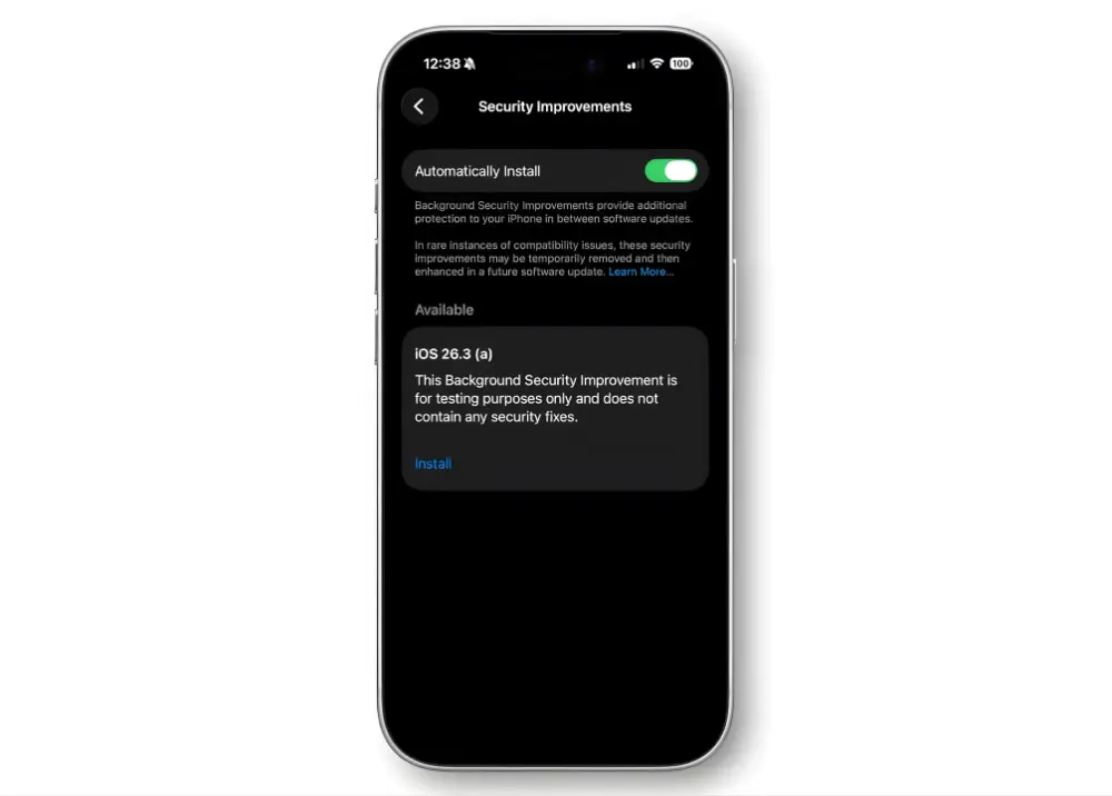 2 ngày 2 bản cập nhật: iOS 26.3 (b) có gì đáng chú ý?