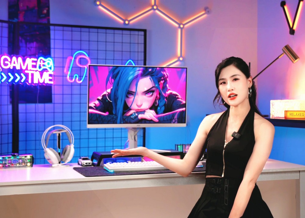 AOC ra mắt màn hình gaming 320Hz Phân Cực Tròn