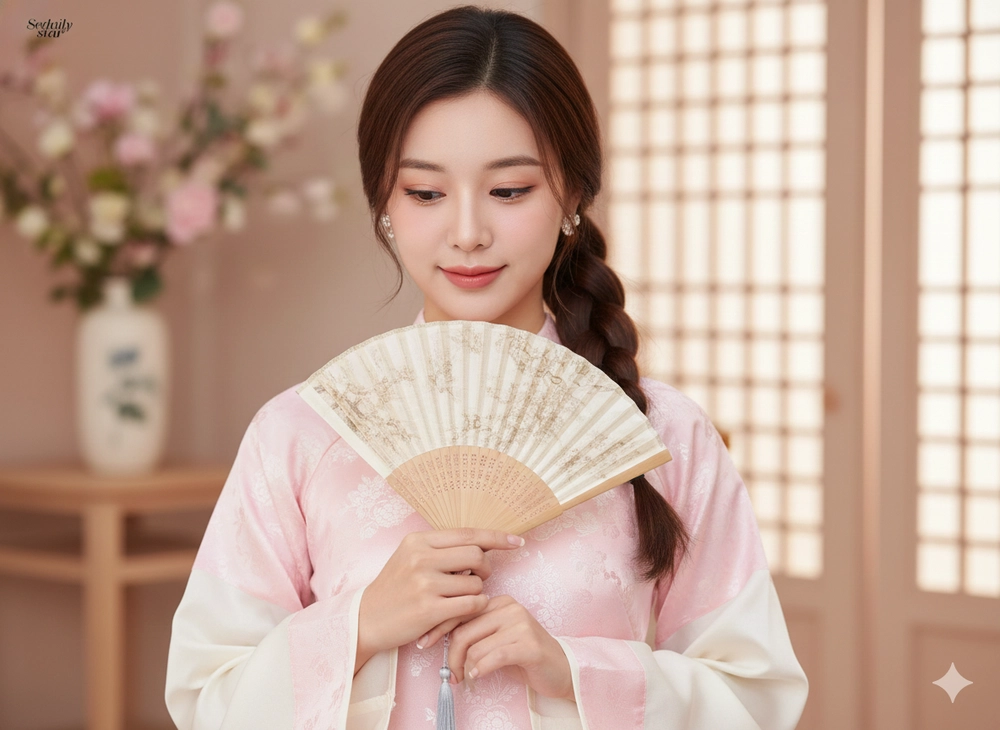 Biến hình nàng thơ áo dài hồng chỉ với câu lệnh Gemini AI