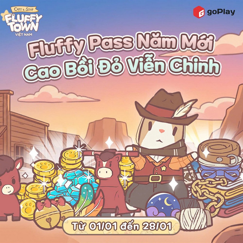 Cats & Soup ra mắt Fluffy Pass “Cao Bồi Đỏ”