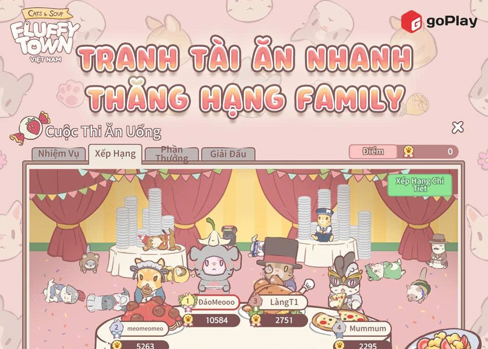 Cats & Soup: Fluffy Town mở tiệc ăn uống cuối năm