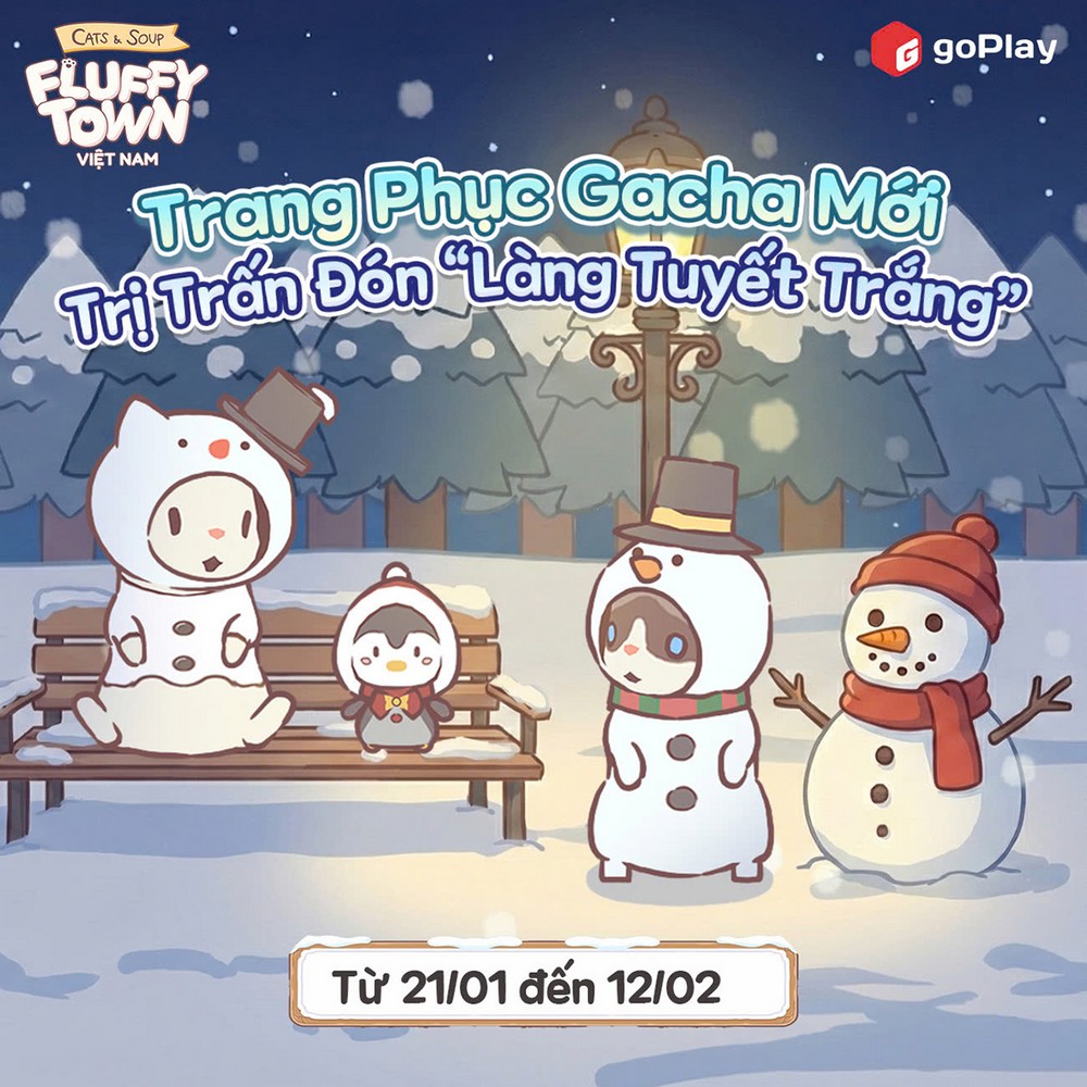 Chào đón Làng Tuyết Trắng cùng Cats & Soup: Fluffy Town