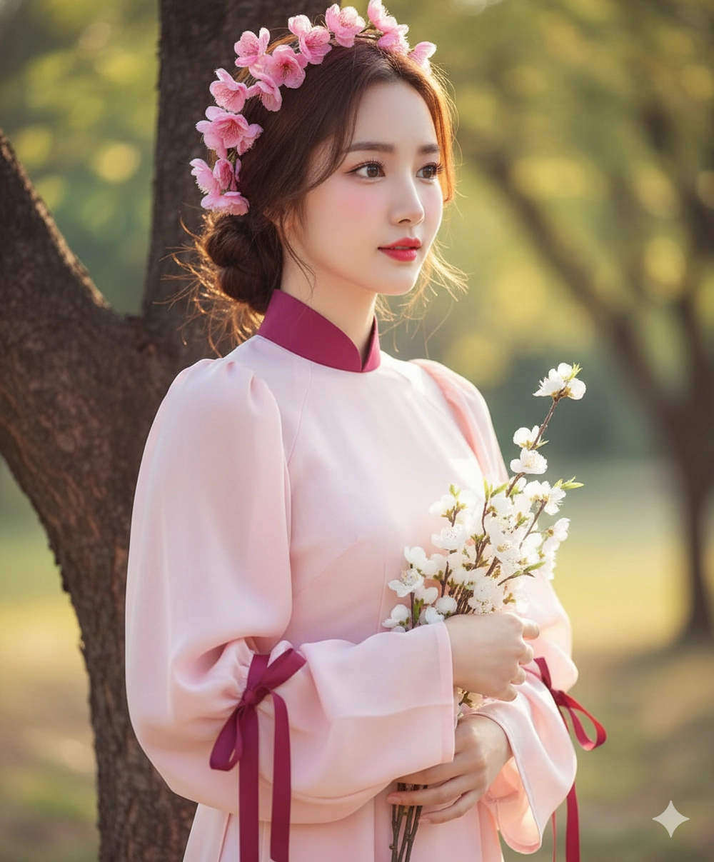 Chụp ảnh áo dài Tết không bon chen chỉ với Gemini AI