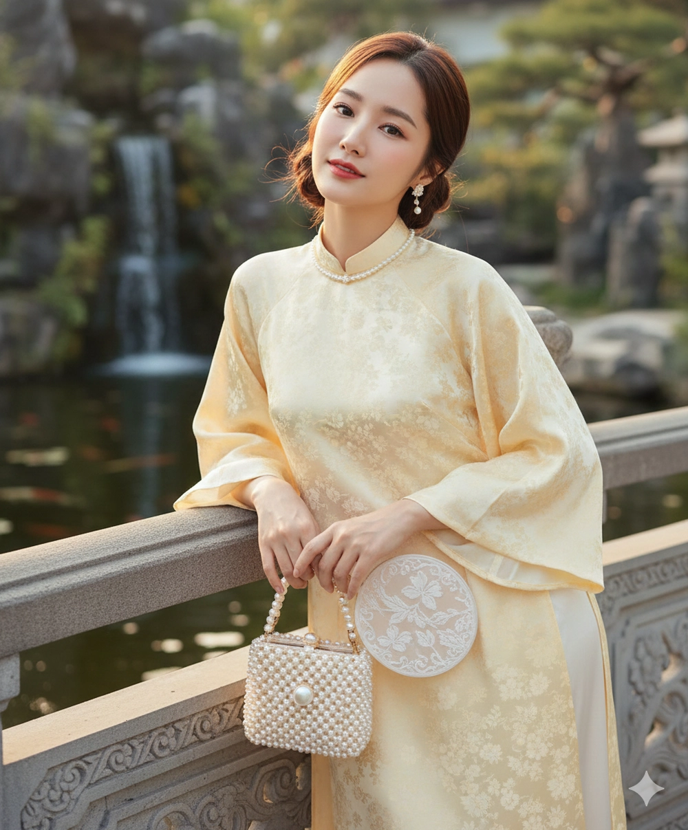 Chụp ảnh áo dài Tết không bon chen chỉ với Gemini AI