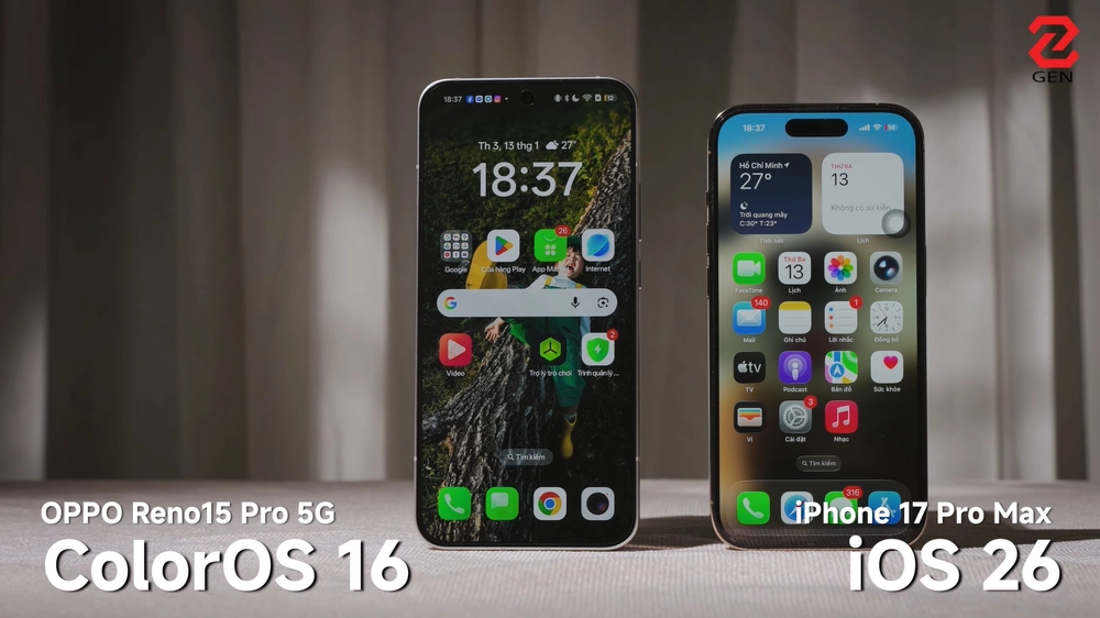 ColorOS 16 trên OPPO Reno15 Series: Ai bảo Android lag?