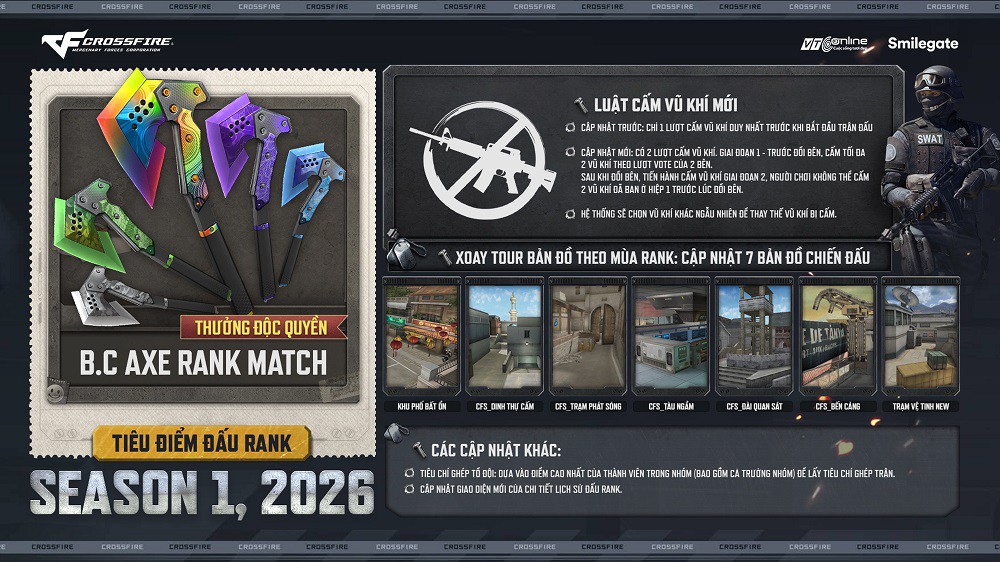 Crossfire tung Big Update quan trọng đầu năm mới