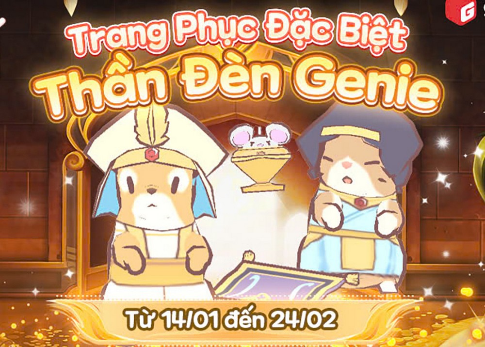 Thế giới cổ tích “lên sóng” Fluffy Town với trang phục đặc biệt Thần Đèn Genie