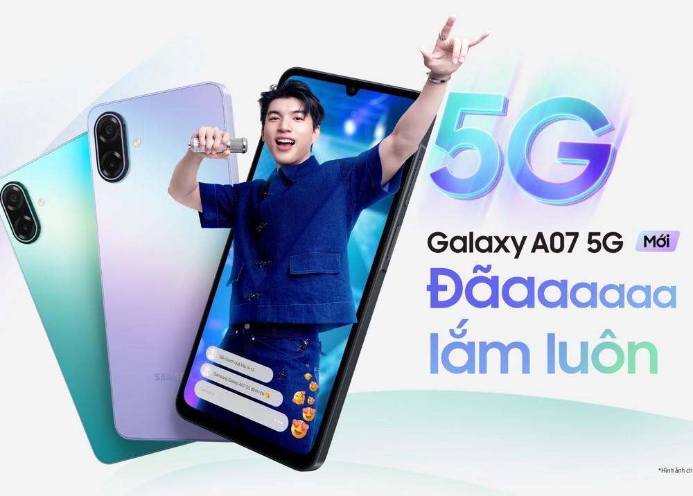 Galaxy A07 5G: Pin lớn, màn hình 120Hz mượt mà