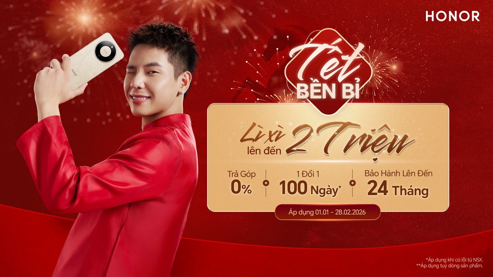HONOR tung ưu đãi “Tết Bền Bỉ”