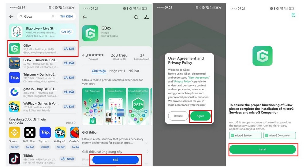 Hướng dẫn tải ứng dụng trên HUAWEI MATE X7