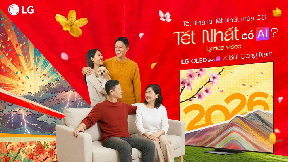 LG và công nghệ AI kể câu chuyện Tết Việt