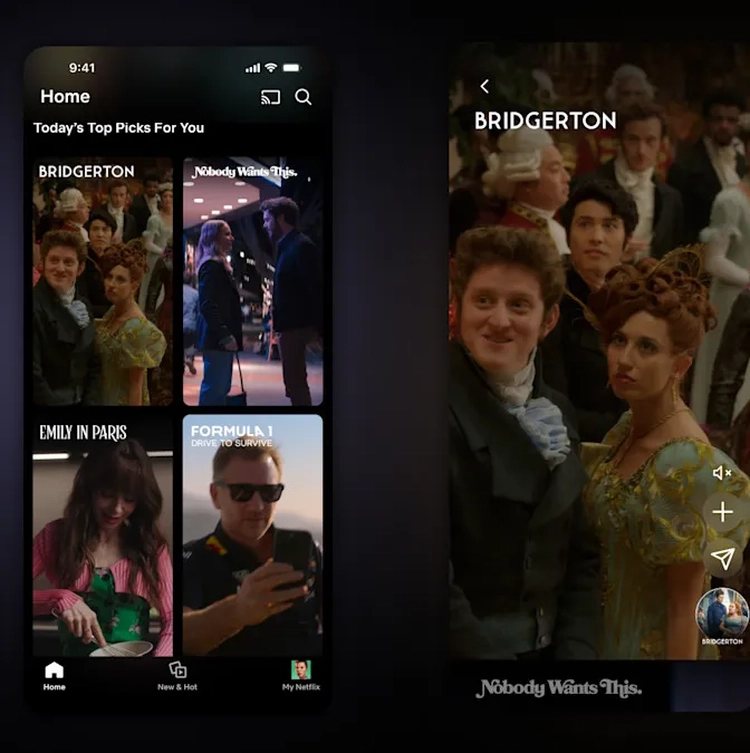 Netflix "copy" TikTok: Giao diện video dọc ra mắt cuối 2026