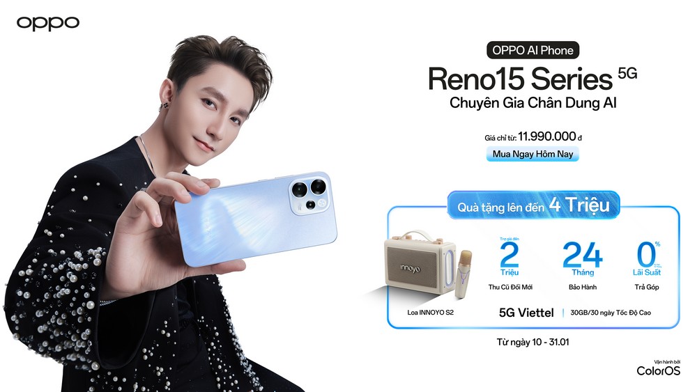 OPPO Reno15 Series: Thiết kế Mưa Sao Băng, camera chân dung AI 5 OPPO Reno15 Series: Thiết kế Mưa Sao Băng, camera chân dung AI