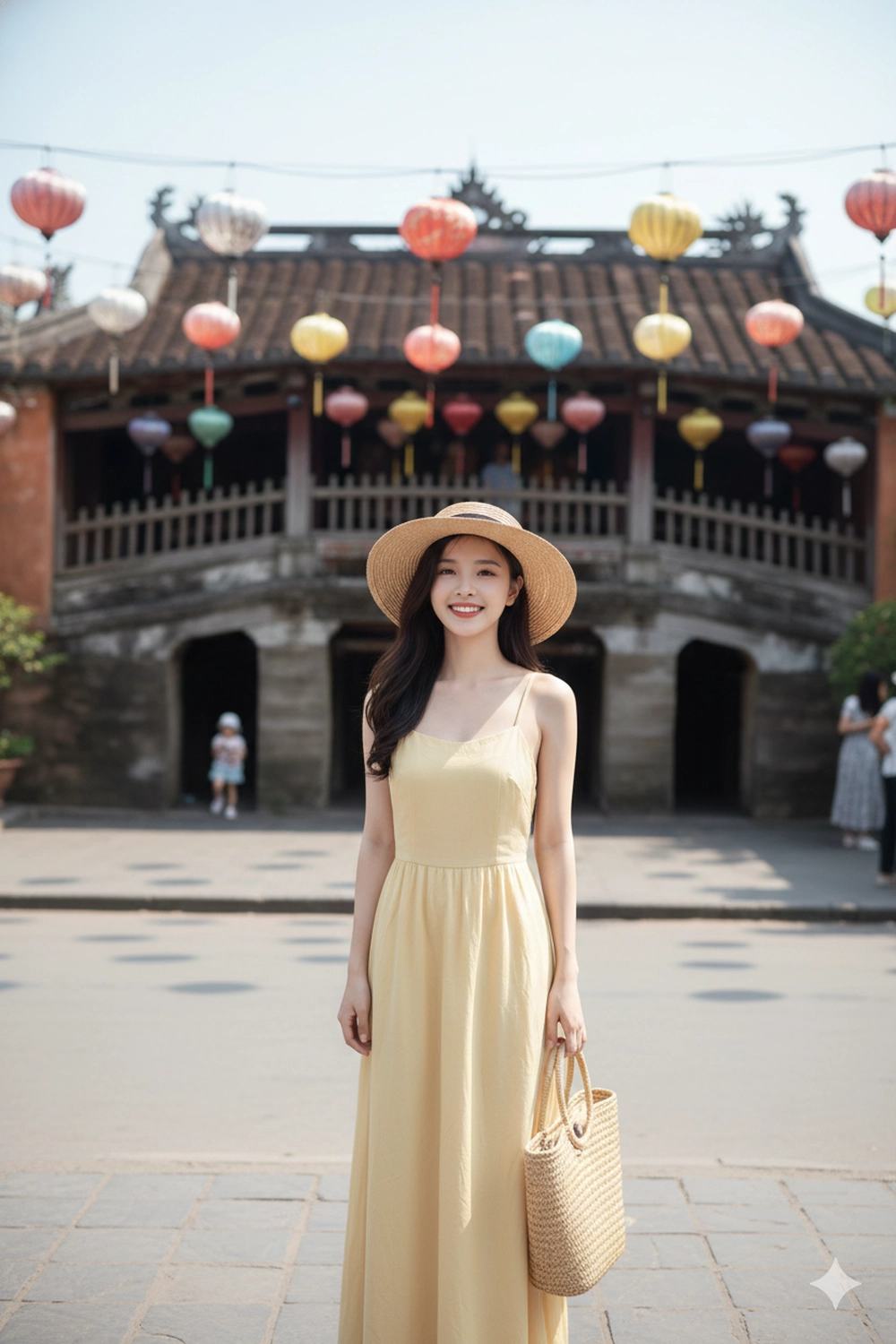 Prompt Gemini tạo ảnh check-in Phố cổ Hội An tuyệt đẹp