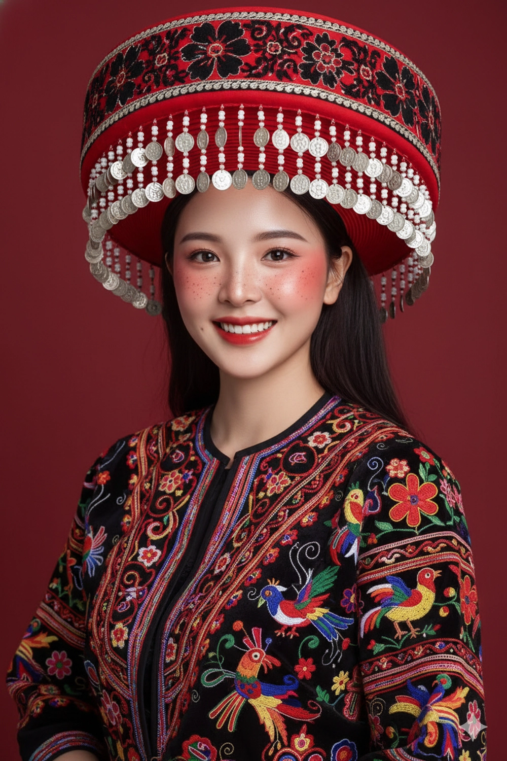 Prompt Gemini tạo ảnh cô gái dân tộc đậm bản sắc