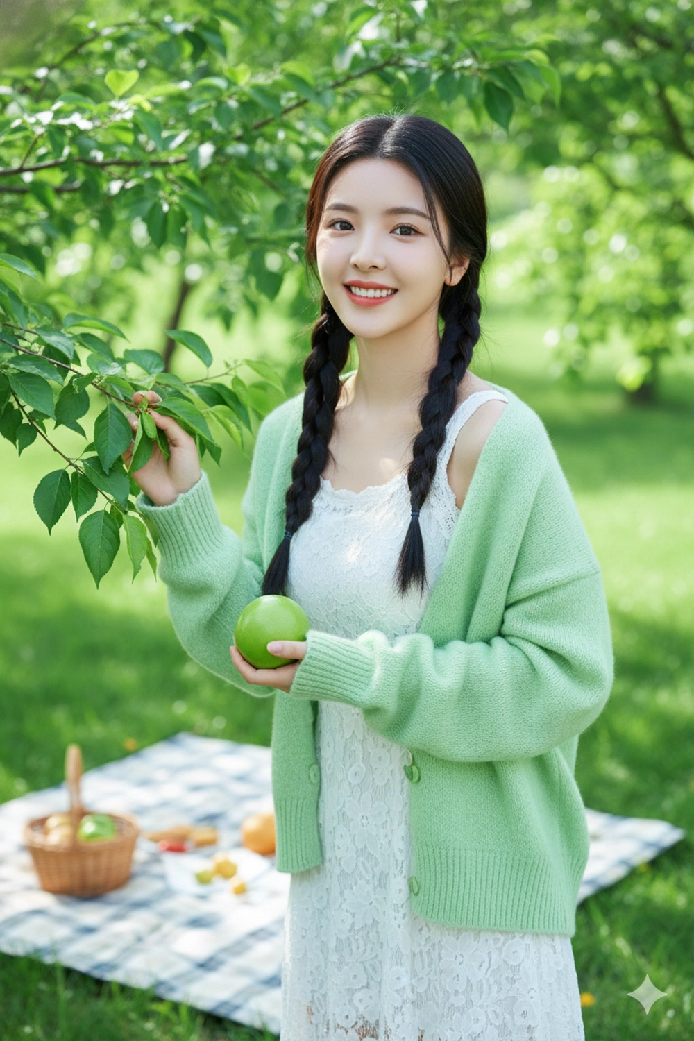 Prompt Gemini tạo ảnh đi picnic đậm chất "Hàn Quốc"