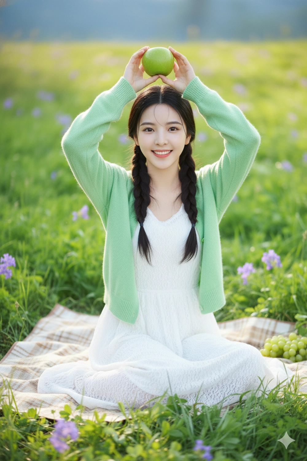 Prompt Gemini tạo ảnh đi picnic đậm chất "Hàn Quốc"