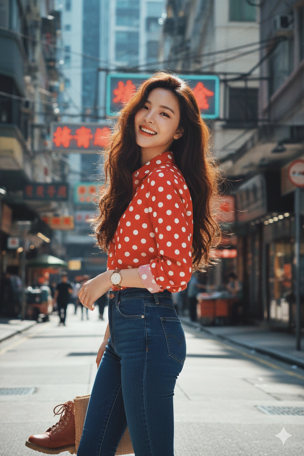 Prompt Gemini tạo ảnh 'vibe' Hồng Kông chuẩn điện ảnh